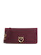 Love Leather Women's Clutch Burgundy