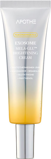 Exosome Mela-Glu Brightening Light Face Cream for Moisturising, Dark Spots & Whitening with Niacinamide & Panthenol 50ml