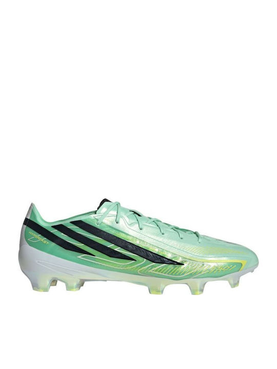 adidas F50 Hyperfast Elite FG Football Shoes with Green Cleats adidas F50 Hyperfast Elite FG Football Shoes with Green Cleats