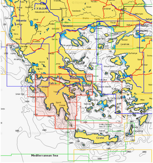 Navionics Gold Small Hartă GPS Toată Grecia