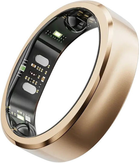 RingConn Gen 3 Smart Ring 17.9mm Waterproof with Heart Rate Monitor Brushed Rose Gold