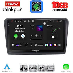 Lenovo Auto-Audiosystem für BMW X2 / X6 und Skoda Rapid 2012–2023 (Bluetooth/USB/WiFi/GPS/Apple CarPlay/Android Auto) mit 9-Zoll-Touchscreen