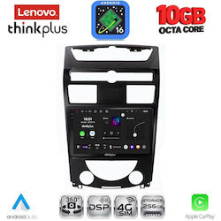 Lenovo Auto-Audiosystem für BMW X2 / X6 SsangYong Rexton 2006–2015 (Bluetooth/USB/WiFi/GPS/Apple-CarPlay/Android-Auto) mit 10-Zoll-Touchscreen