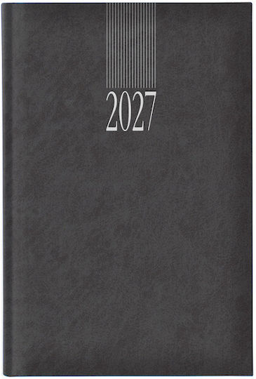 THeofylaktos Sidney Classic Tageskalender 2027 Grau 11 x 16,5 cm