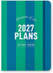 Letts Moments Of Joy Wochenkalender A5 2027 Blau