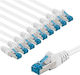 Goobay S/FTP Кат. 6 (Gigabit) Мрежов Ethernet Кабел 3 м 10 бр.