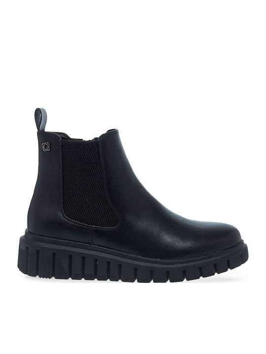Ghete Chelsea de Damă Negre Culoare