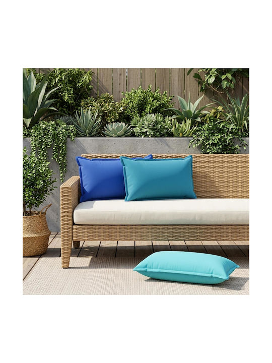 vidaXL Sofa-Kissen Houten Hellblau 40x80 cm