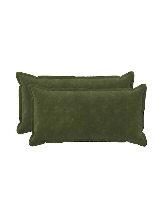 vidaXL Μαξιλάρι Καναπέ Houten Πράσινο 40x70εκ.