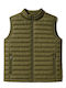 Sleeveless Bomber Jacket Khaki