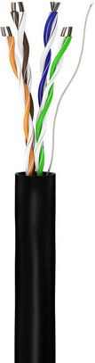 Goobay U/UTP Cat.5e Netzwerkkabel Ethernet 40m Schwarzes