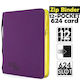 TCGLab Biblioraft cu 12 buzunare, dimensiune standard, violet