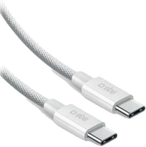 SBS Cablu împletit USB-C tată - USB-C 240W 2 m
