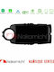 Nakamichi Nam5260 Series 4core Android13 4+64gb Toyota Yaris 2015-2019 Navigation Multimedia Tablet 9" Μαύρο Carplay + Android Auto