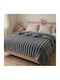 Cosy Life Single Sherpa Comforter 160x220 cm Dark Grey