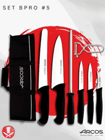 Arcos Stainless Steel Knife Set 8 Pieces