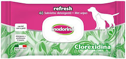 Inodorina Chlorhexidine Cleaning Wet Wipes 40 Pieces