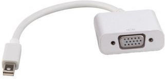 Roline 12.03.3125 Конвертор от mini DisplayPort мъжки към VGA женски Бял
