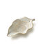 Keramikhalter für Duftstäbchen Leaf Weiß 14 x 8 x 4 cm