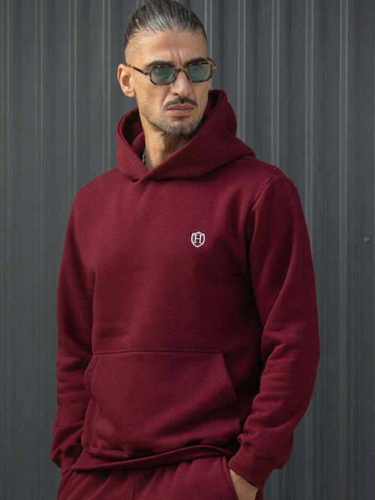 Hoodie in Burgundy