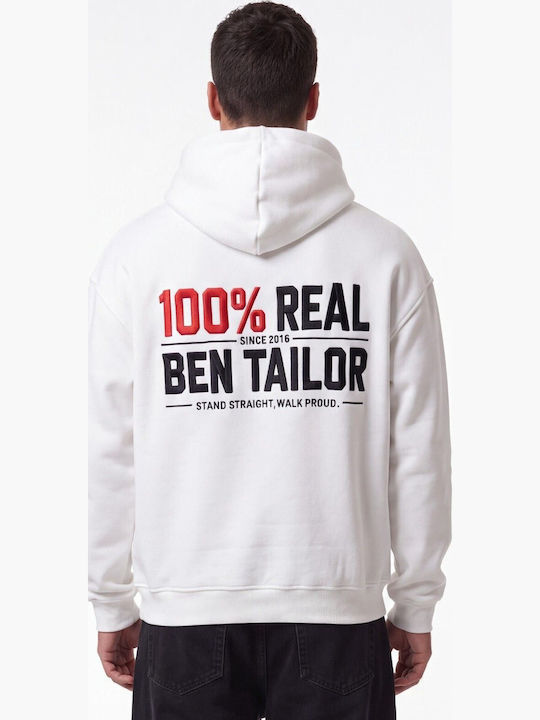 Ecru Hooded Sweatshirt