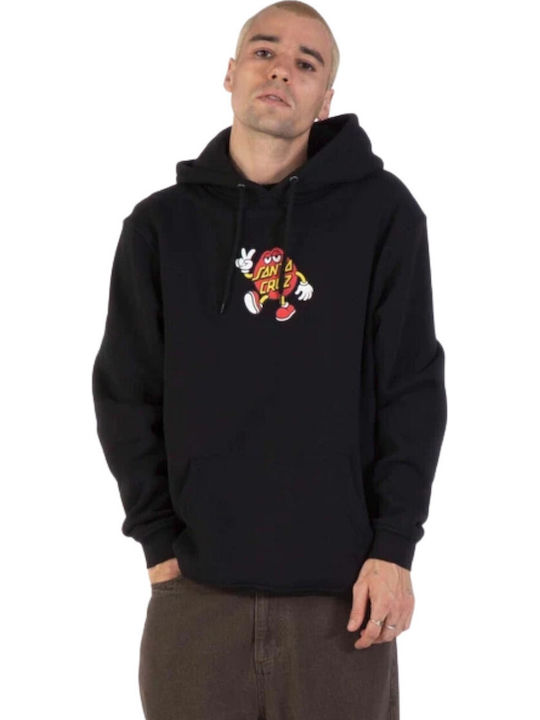 Dot Guy Front Hoodie Schwarz