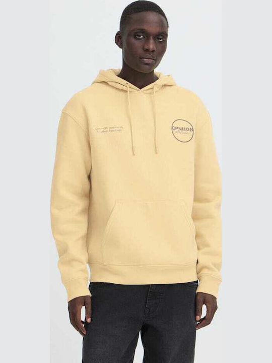 Ecru Hooded Sweatshirt