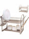Brunbeste Metallischer Spülbeckenabtropfer Beige 56x39x25cm