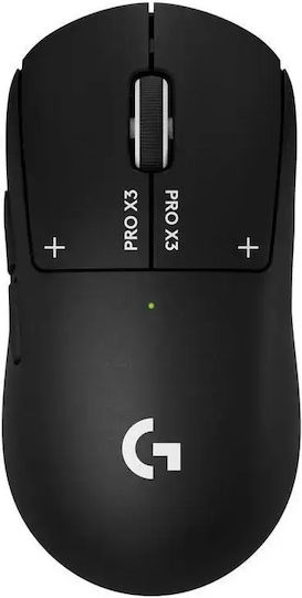 Logitech Pro X3 Superstrike Ασύρματο Gaming Ποντίκι 48000 DPI Midnight Black