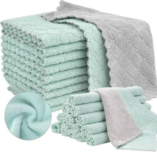 Microfiber Cloths 23 X 23 Cm for Cleaning & Drying – Set of 10 Pieces