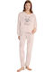 Gisela Winter Women's Pajama Set Powder
