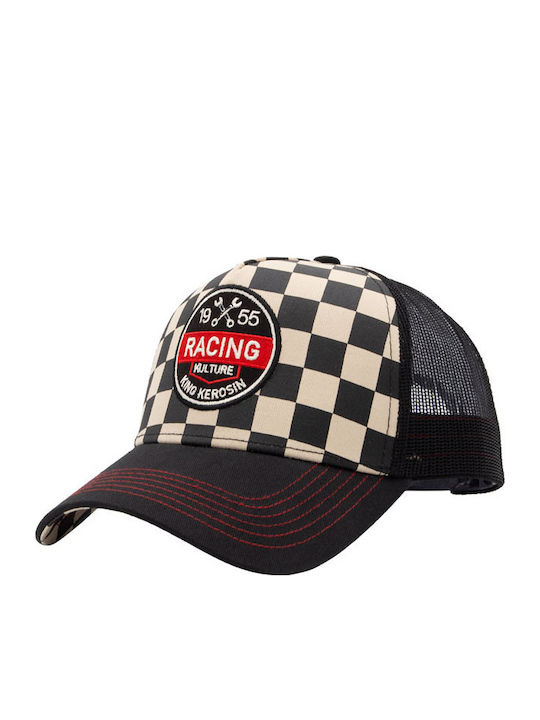 King Kerosin Șapcă Racing Culture Neagră