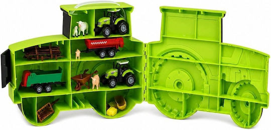 Lean Toys Farm Set With Tractor Agricultural Vehicles Animal