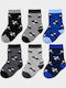 Design Socks Детски Чорапи Многоцветни 6 Двойки