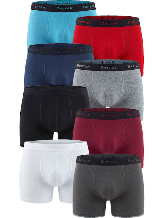 Berrak Men's Multicolour Boxers 8 Pack