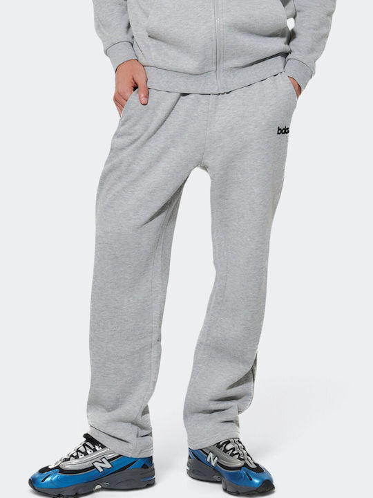 Body Action Παντελόνι Φόρμας Light Melange Grey