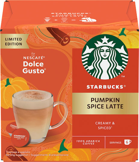 Starbucks Κάψουλες Espresso Latte Συμβατές με Μηχανή Dolce Gusto 12caps