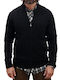 Herren-Strickjacke Black