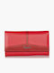 Red Leather Women's Wallet
