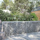 vidaXL Steel Gabion Box for Garden Fencing 5x5x50 cm Silver