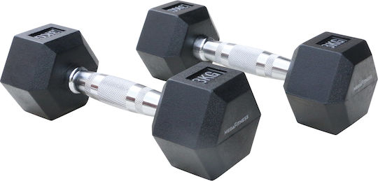 MegaFitness Sechskant-Kurzhantel 1 x 3 kg
