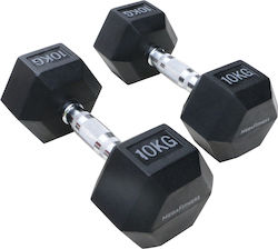 MegaFitness Sechseckhantel 1 x 10 kg