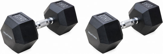 MegaFitness Sechseckige Hantel 1 x 20 kg