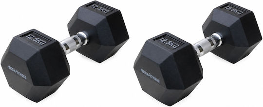 MegaFitness Sechseckhantel 1 x 12,5 kg