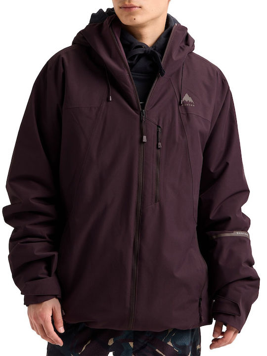 Burton Reserve 2l Insulated 302531E5C Ανδρικό Μπουφάν για Σκι & Snowboard Καφέ