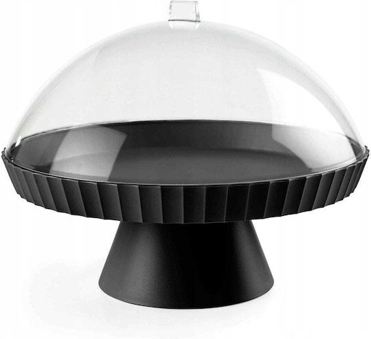 Centurion Съд за торта с Капак Черен 30x30 см.