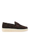 Leather Men's Loafers in Brown