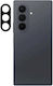 Set 2 Bizon Glass Lens Camera Protectors Compatible Samsung Galaxy Z Fold 8 Ultra Black