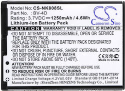 Handy-Akku Nokia 8 N9; Bv-4d 3,7 V 1250 mAh Cameron Sino
