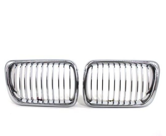 Комплект бъбрековидни решетки за BMW E36 1996–1999 – Хромирани